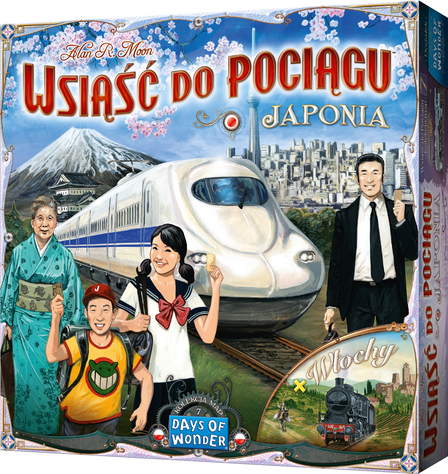 Ticket to Ride: Kolekcia máp 7 - Spoločenská hra s rebelmi Japonska a Talianska
